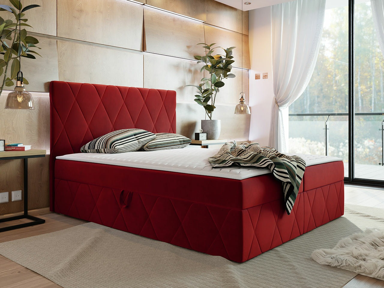 Letto continentale Comfivo Avis (Magic Velvet 2267)