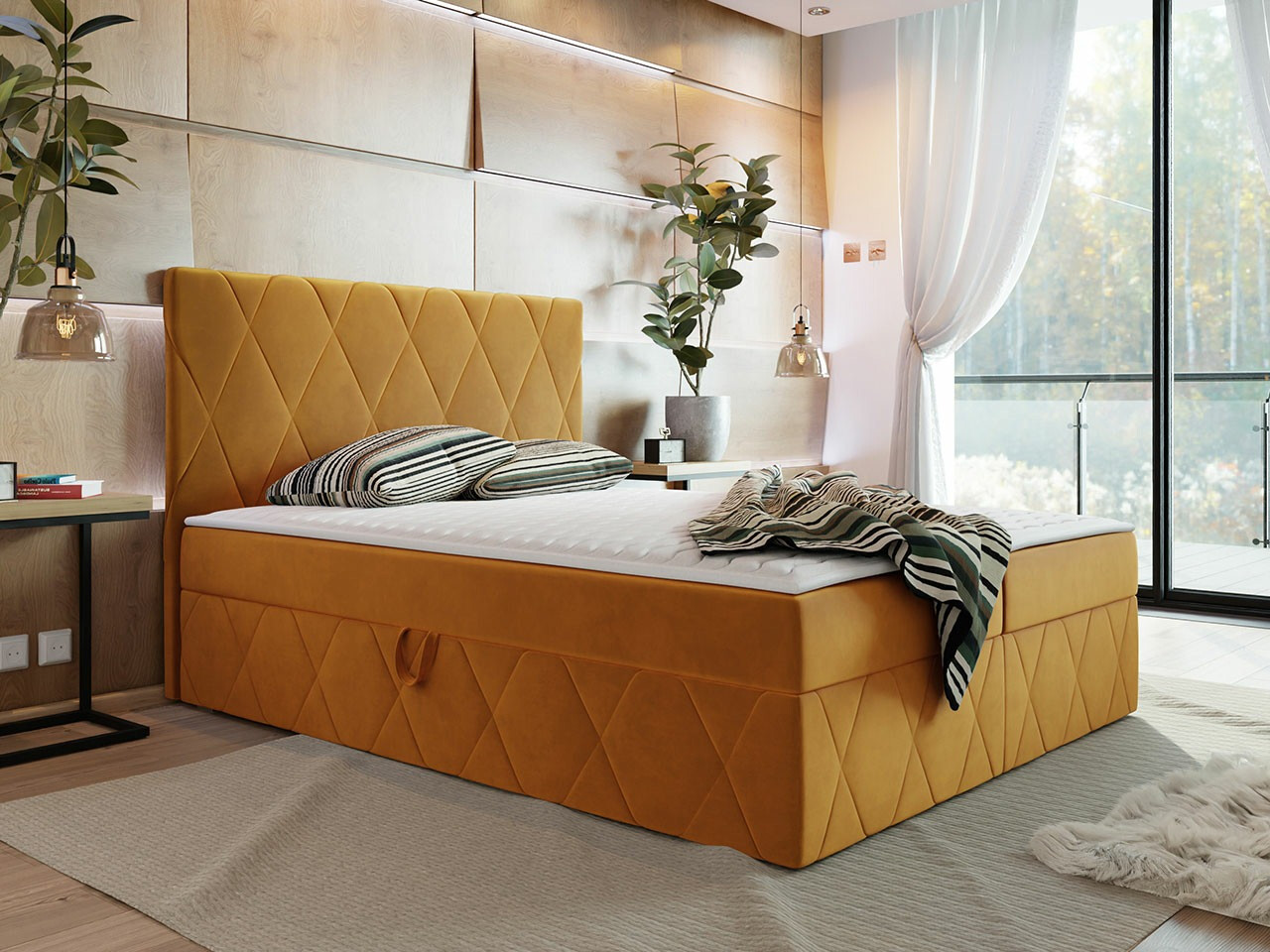 Letto continentale Comfivo Avis (Magic Velvet 2288)