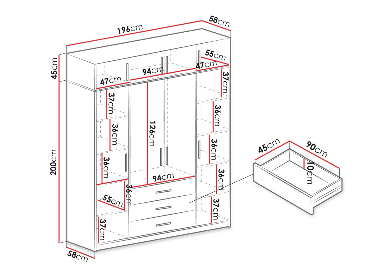 Armadio Dortivu I (Grafite)