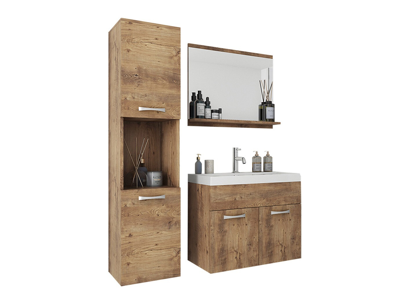 Set bagno Sarasota 122 (Noce)