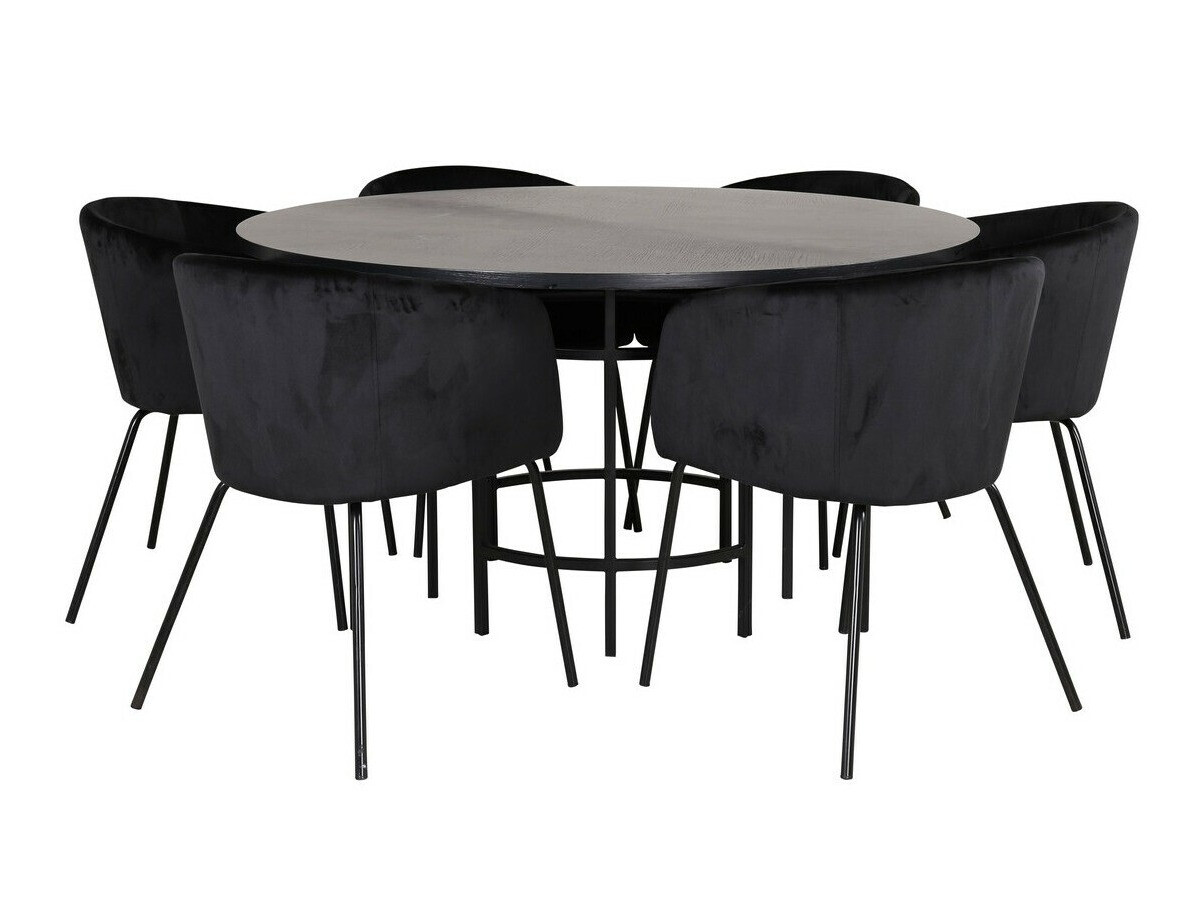 Set sala da pranzo Dallas 2378 (Nero)