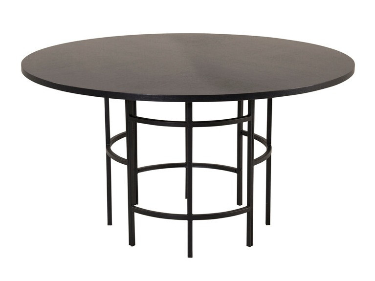 Set sala da pranzo Dallas 2381 (Nero + Beige)