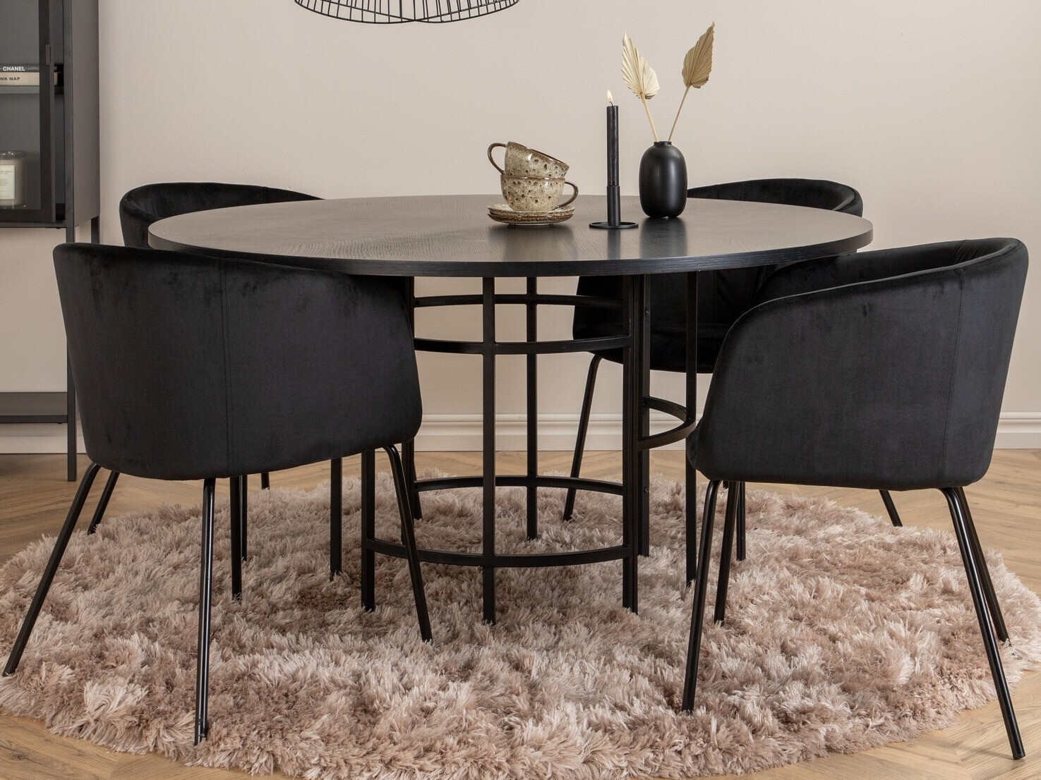 Set sala da pranzo Dallas 2381 (Nero)