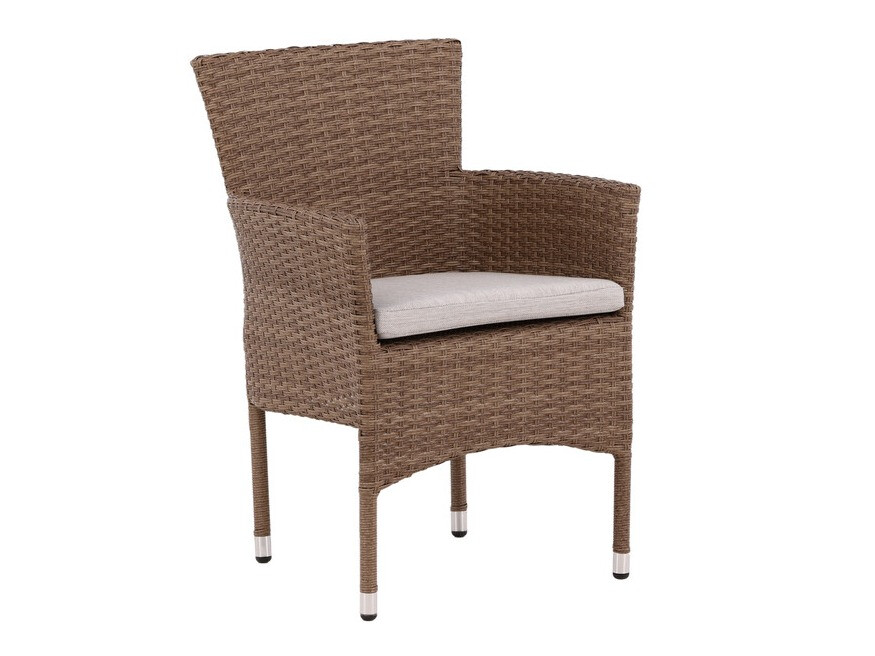 Sedia per esterni Dallas 3475 (Marrone + Grigio)