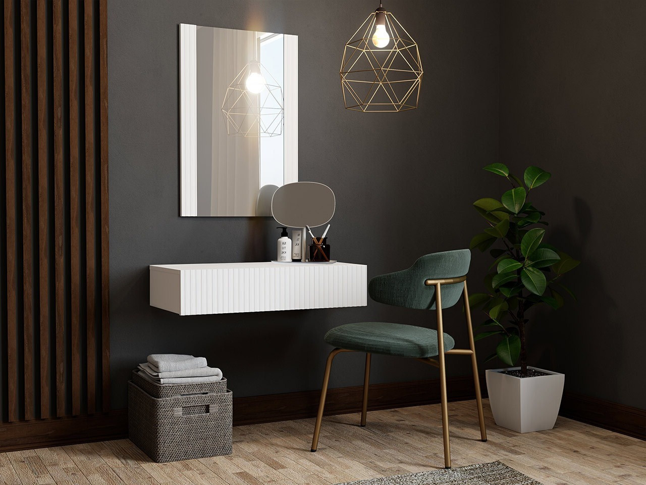 Specchiera Dicto (Bianco)