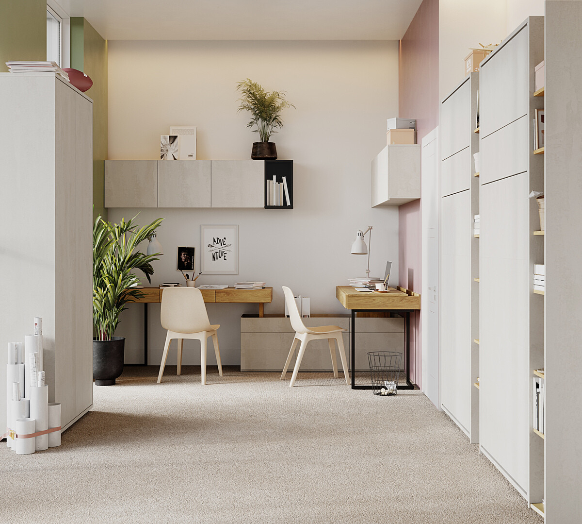 Letto a scomparsa Concept Pro Lenart Levfere 103 (90 x 200 cm)