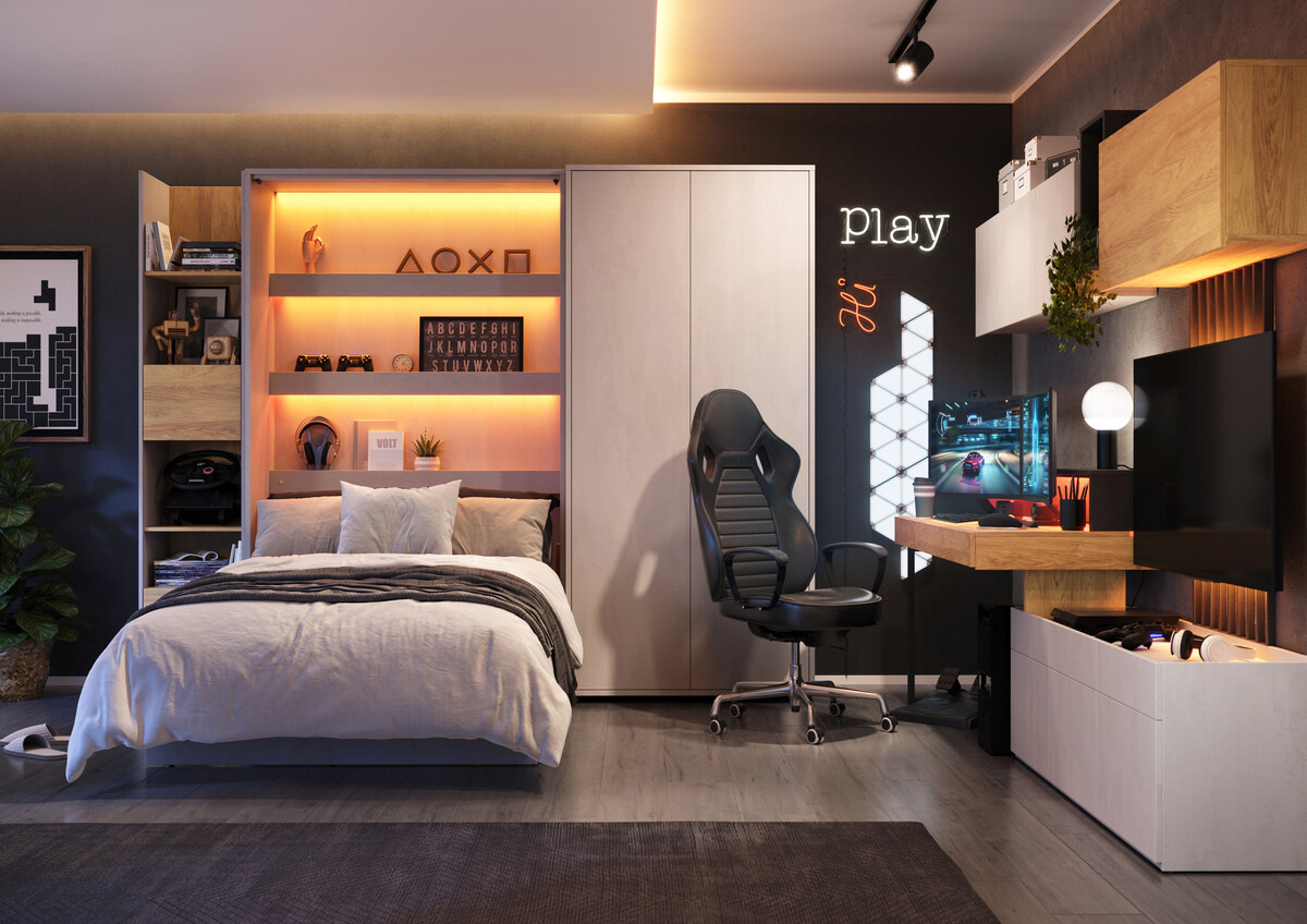 Letto a scomparsa Concept Pro Lenart Levfere 103 (90 x 200 cm)