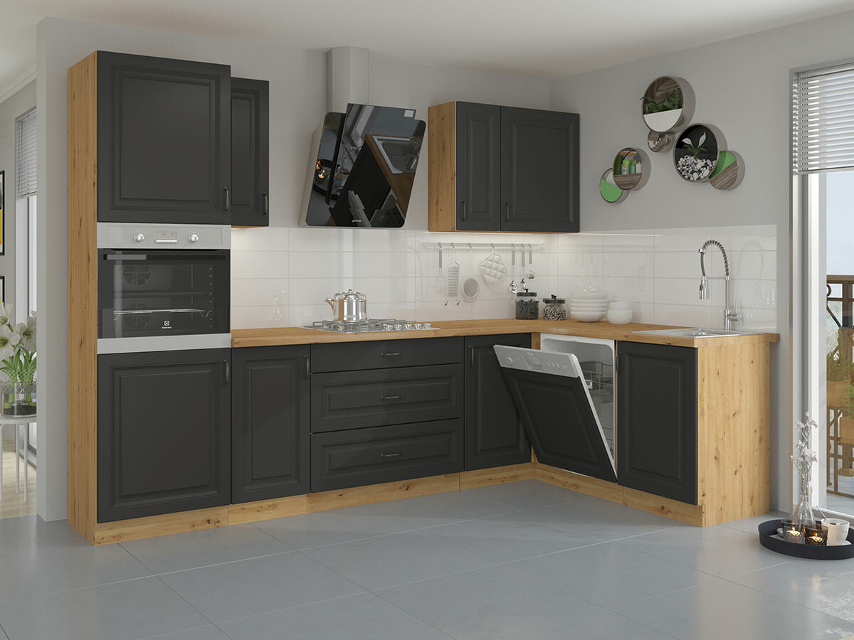 Set da cucina modulare Retro Grey 148