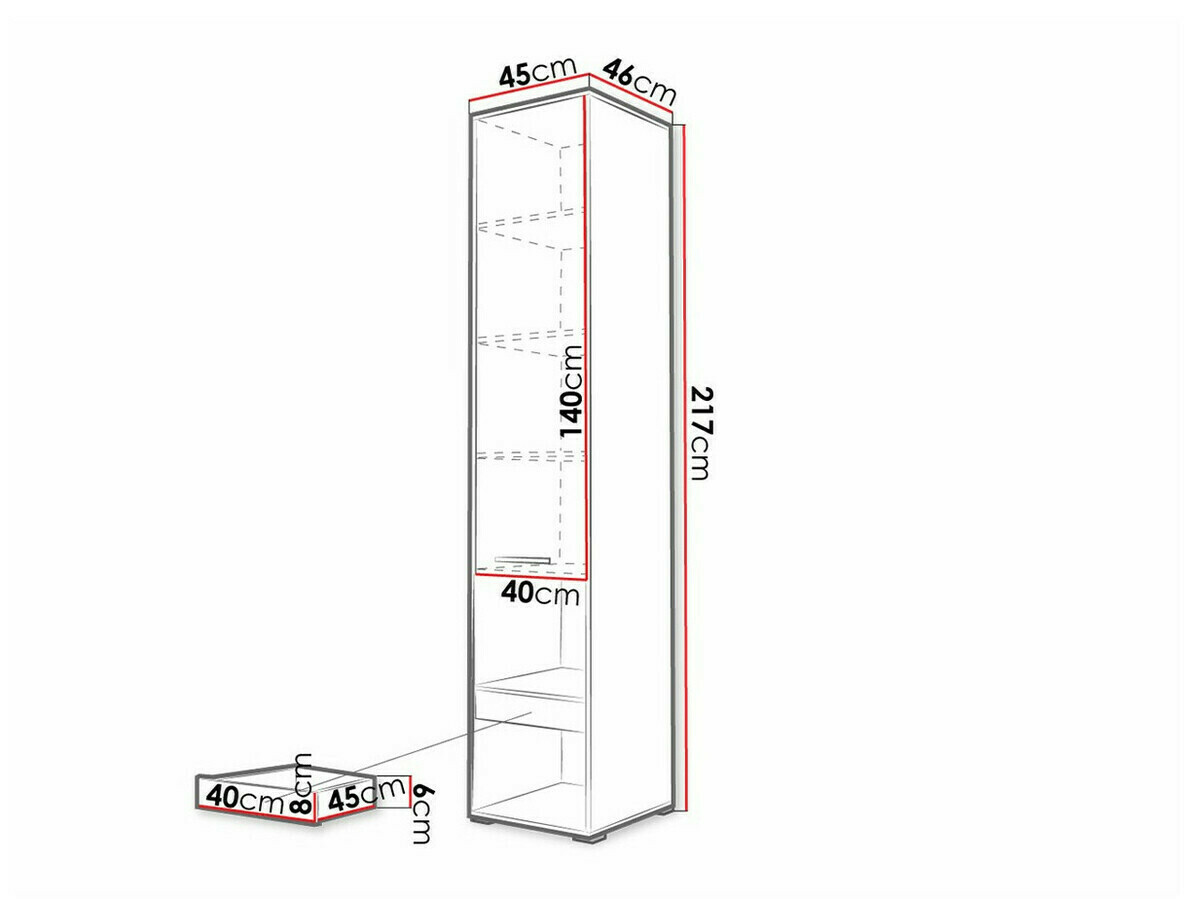 Set di mobili Concept Pro Lenart Levfere 133