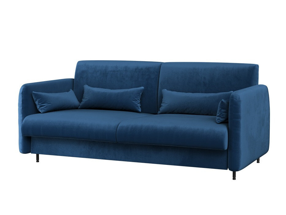 Divano Concept Pro Lenart Levfere 137 (Blu + Bianco lucido)