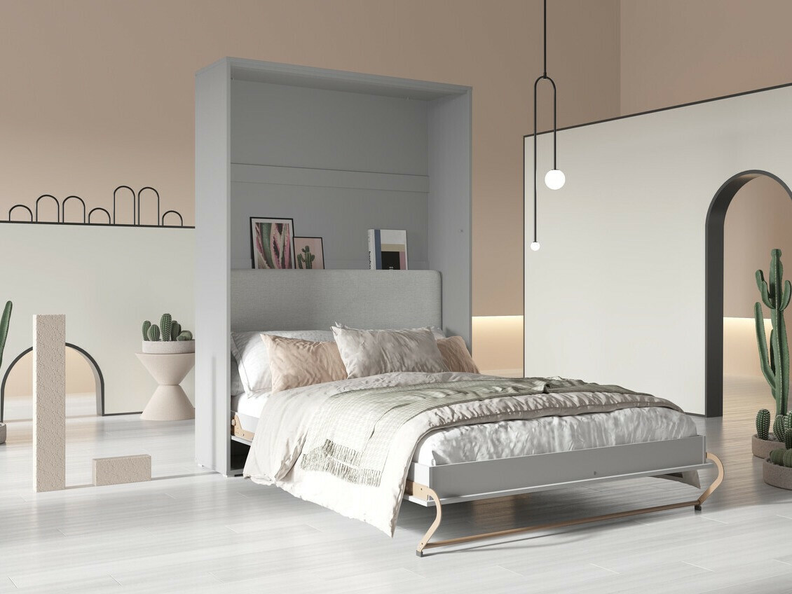 Letto a scomparsa Concept Pro Lenart Levfere 136 (Grigio)