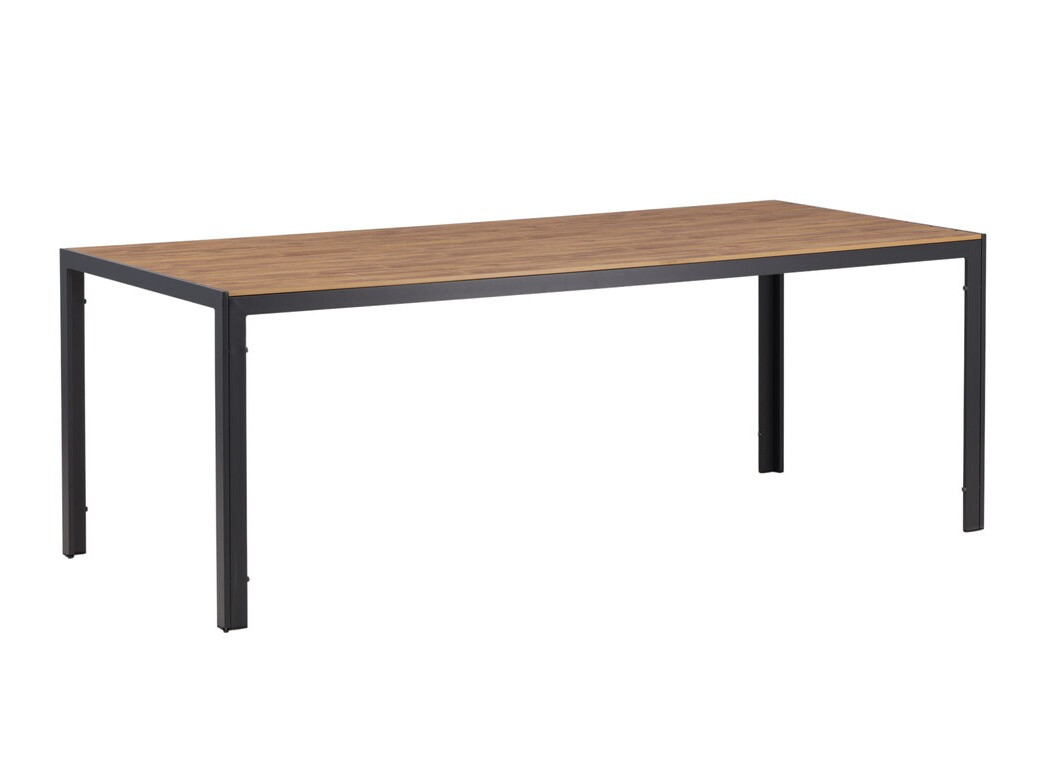Tavolo esterno Dallas 3890 (Nero + Marrone)