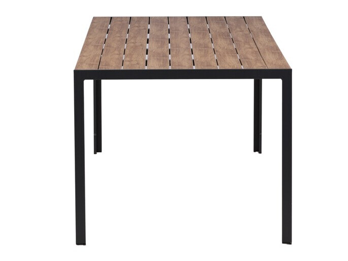 Tavolo esterno Dallas 3890 (Nero + Marrone)