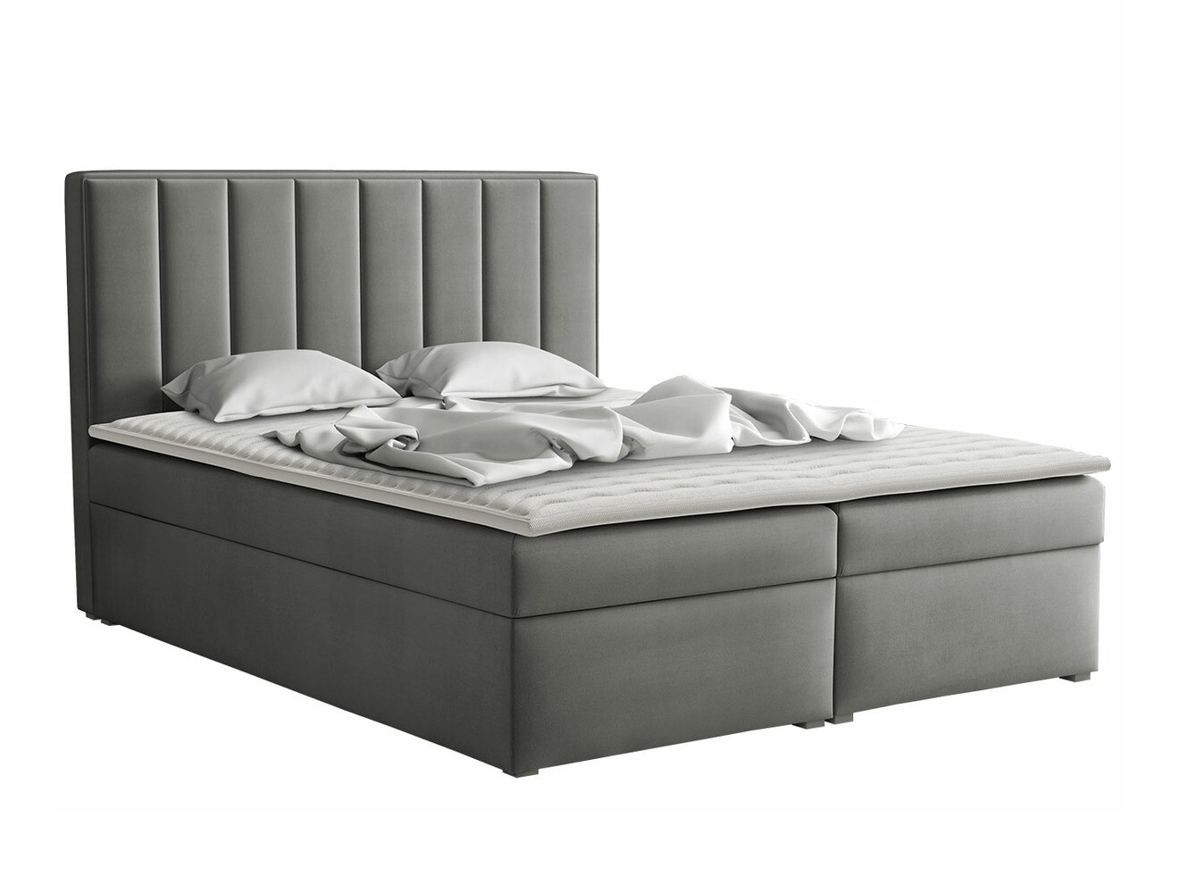 Letto continentale Pomona 116 (Magic velluto 2217)