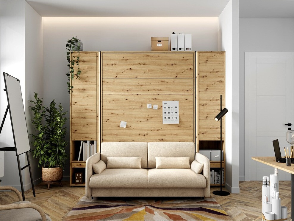 Set di mobili Concept Pro Lenart Levfere 139 (Rovere Artisan + Beige)