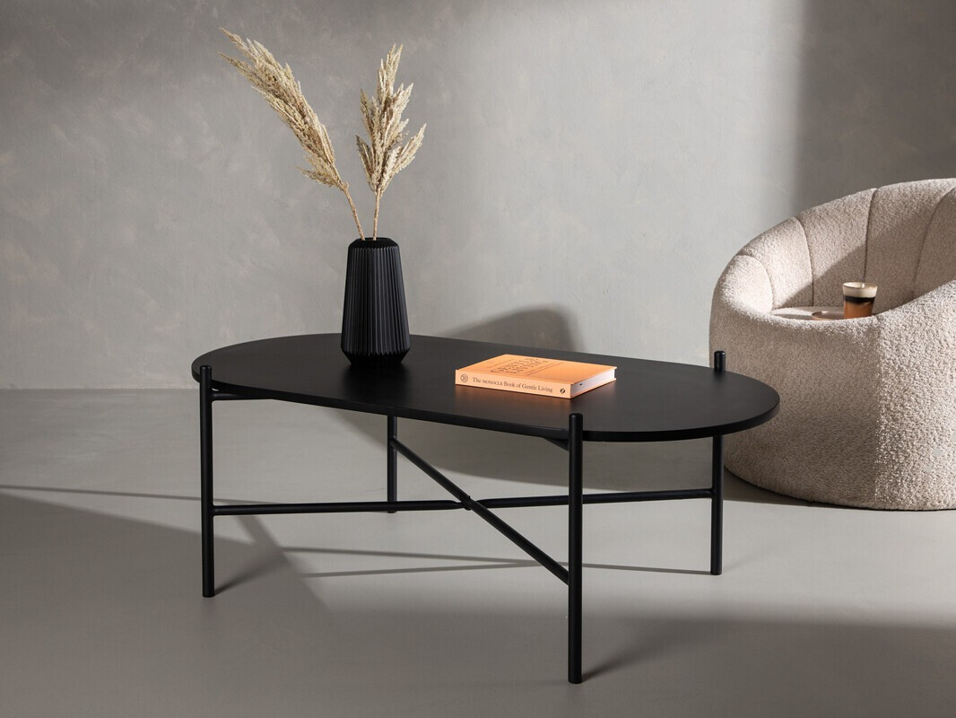 Tavolino da caffè Dallas 4507 (Nero)