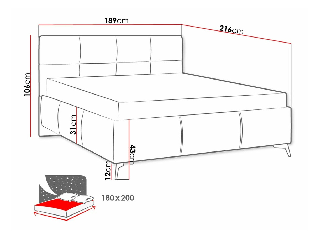 Letto ComfiDream Sorona (Fresh 32)