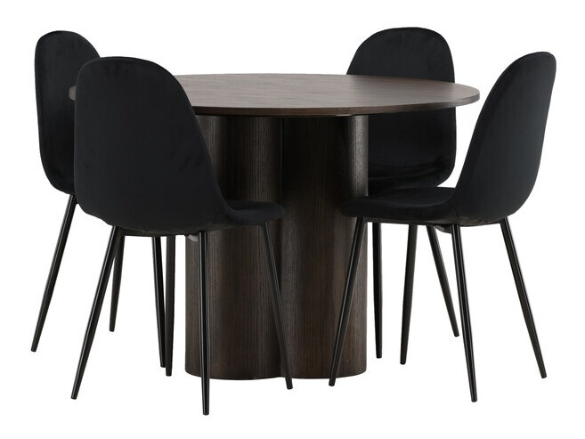 Set sala da pranzo Dallas 3750 (Nero)