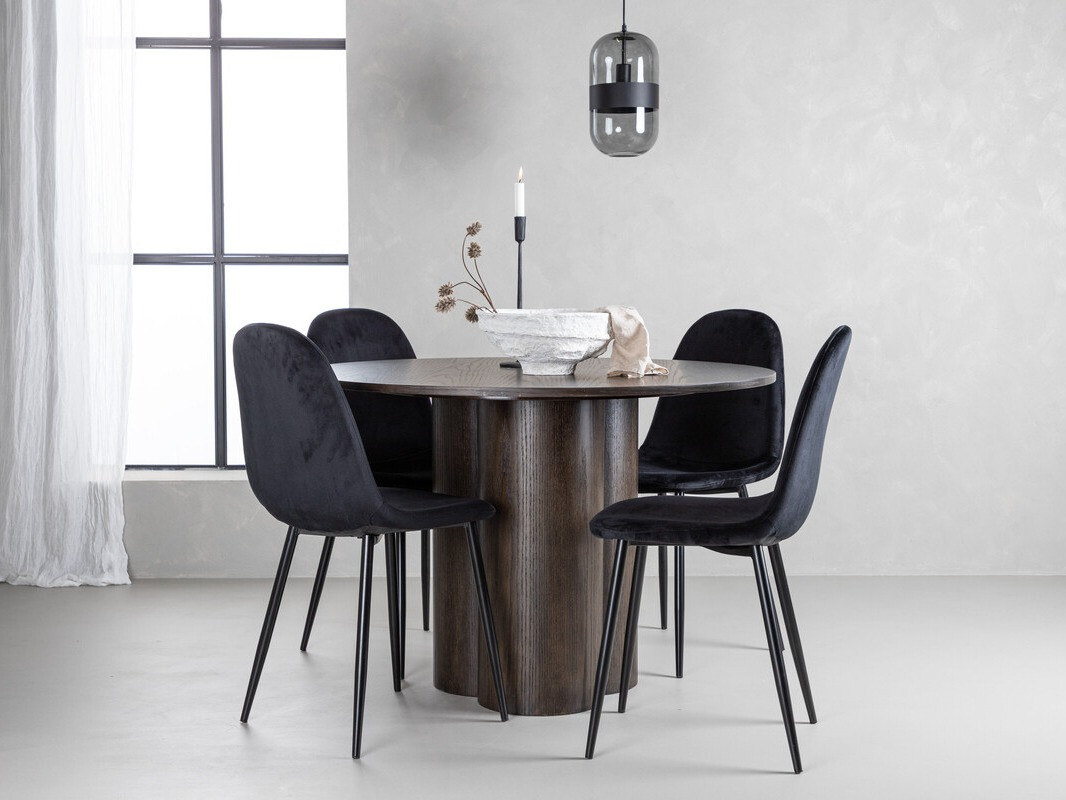 Set sala da pranzo Dallas 3750 (Nero)