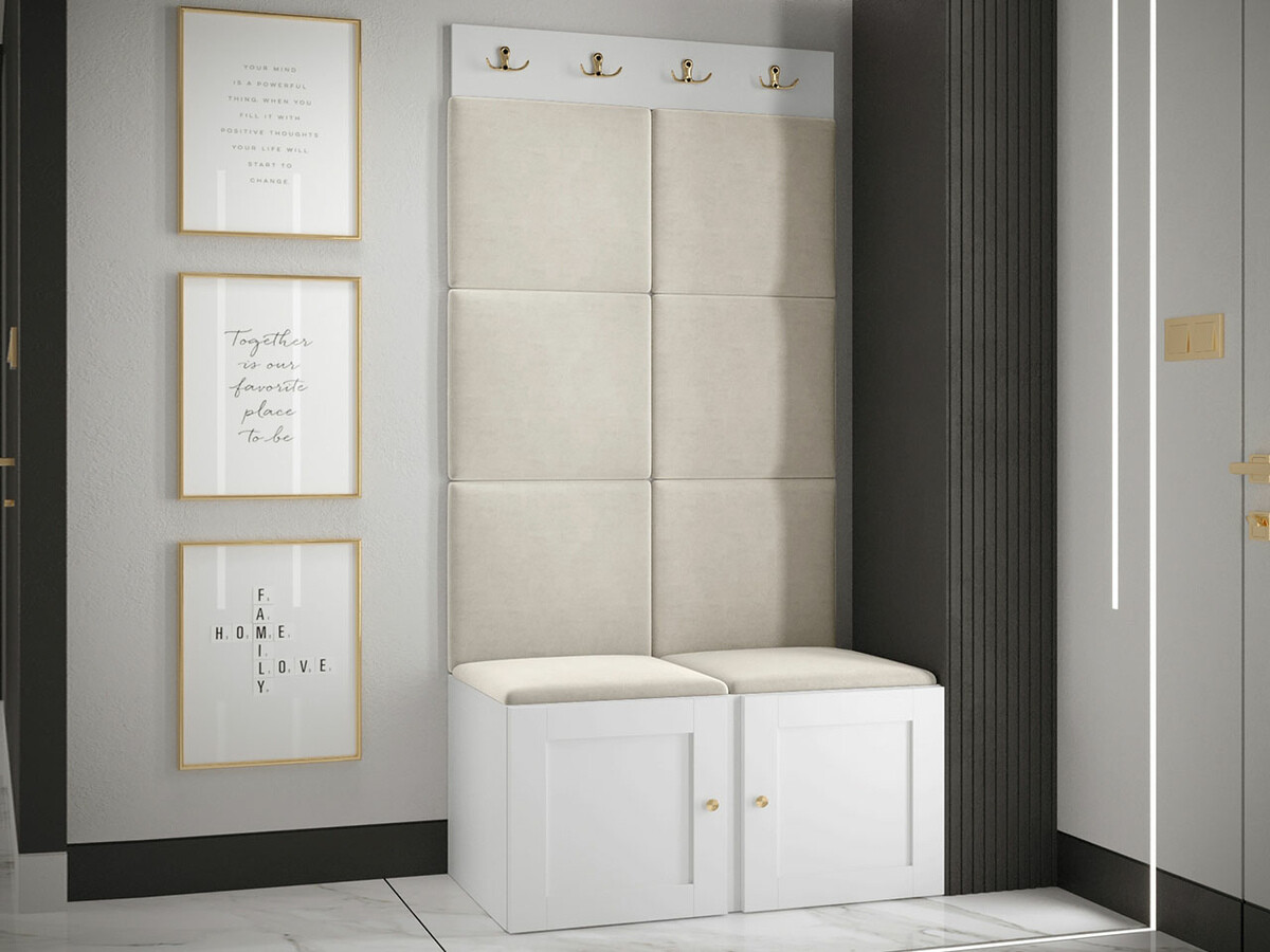 Set arredo da corridoio Hartford 375 (Bianco)