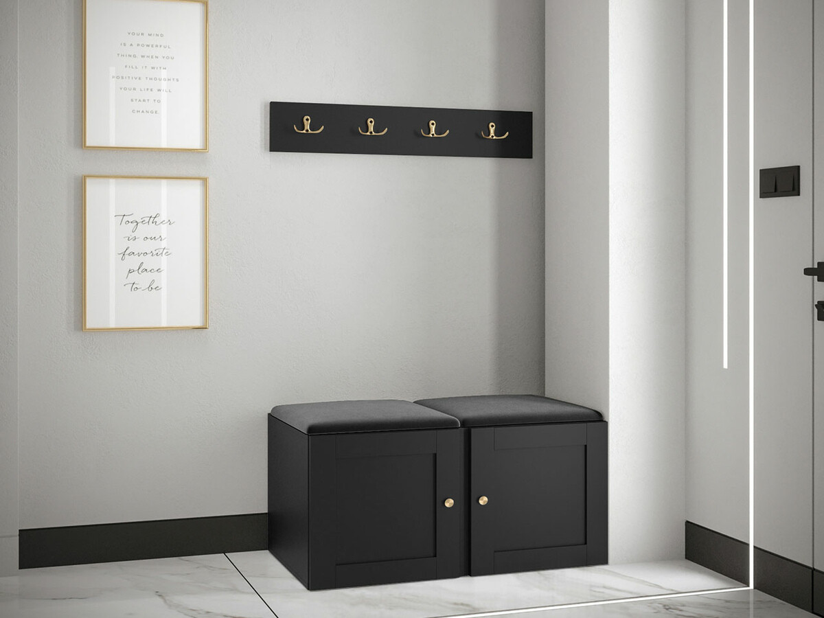 Set arredo da corridoio Hartford 376 (Nero)