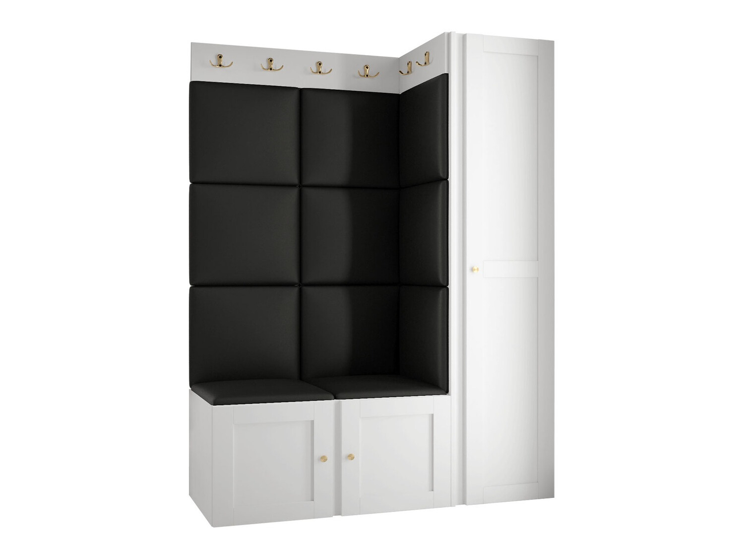 Set arredo da corridoio Hartford 377 (Eco pelle Soft 011)