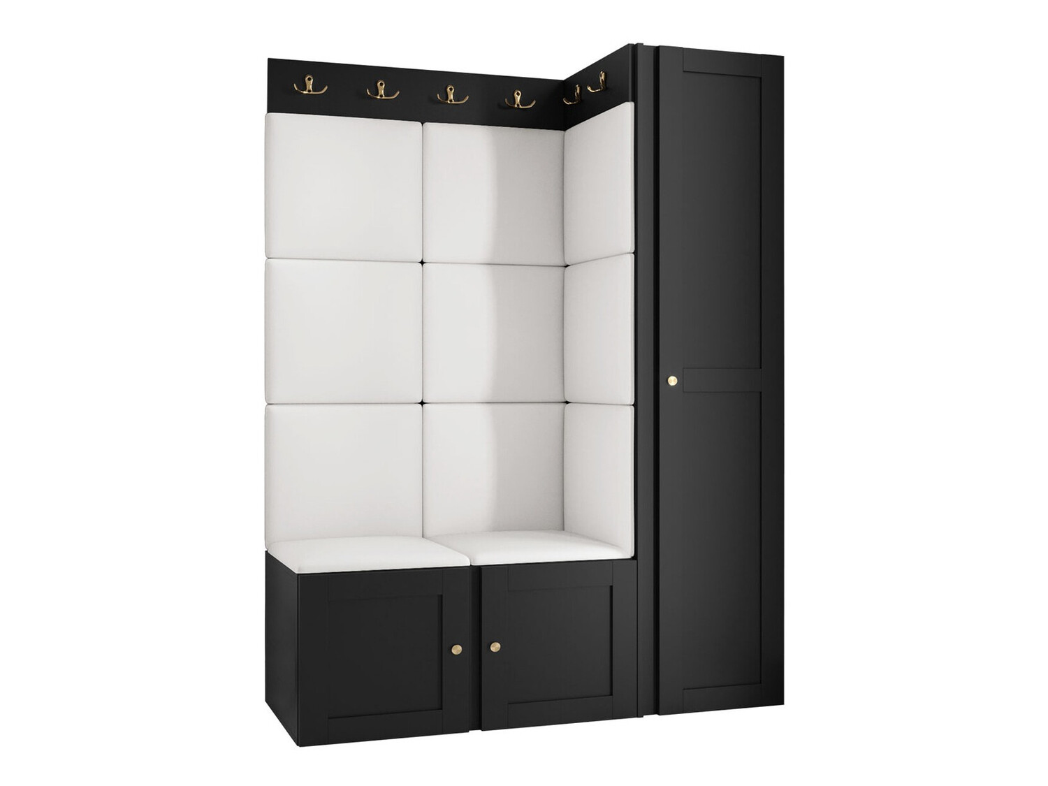 Set arredo da corridoio Hartford 377 (Eco pelle Soft 017)