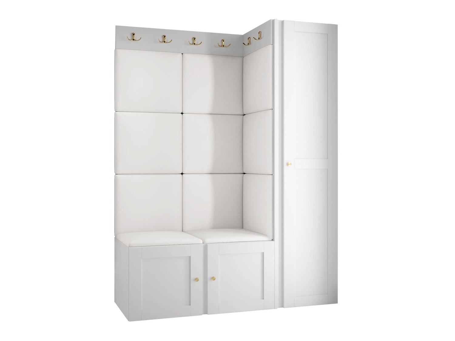 Set arredo da corridoio Hartford 377 (Eco pelle Soft 017)