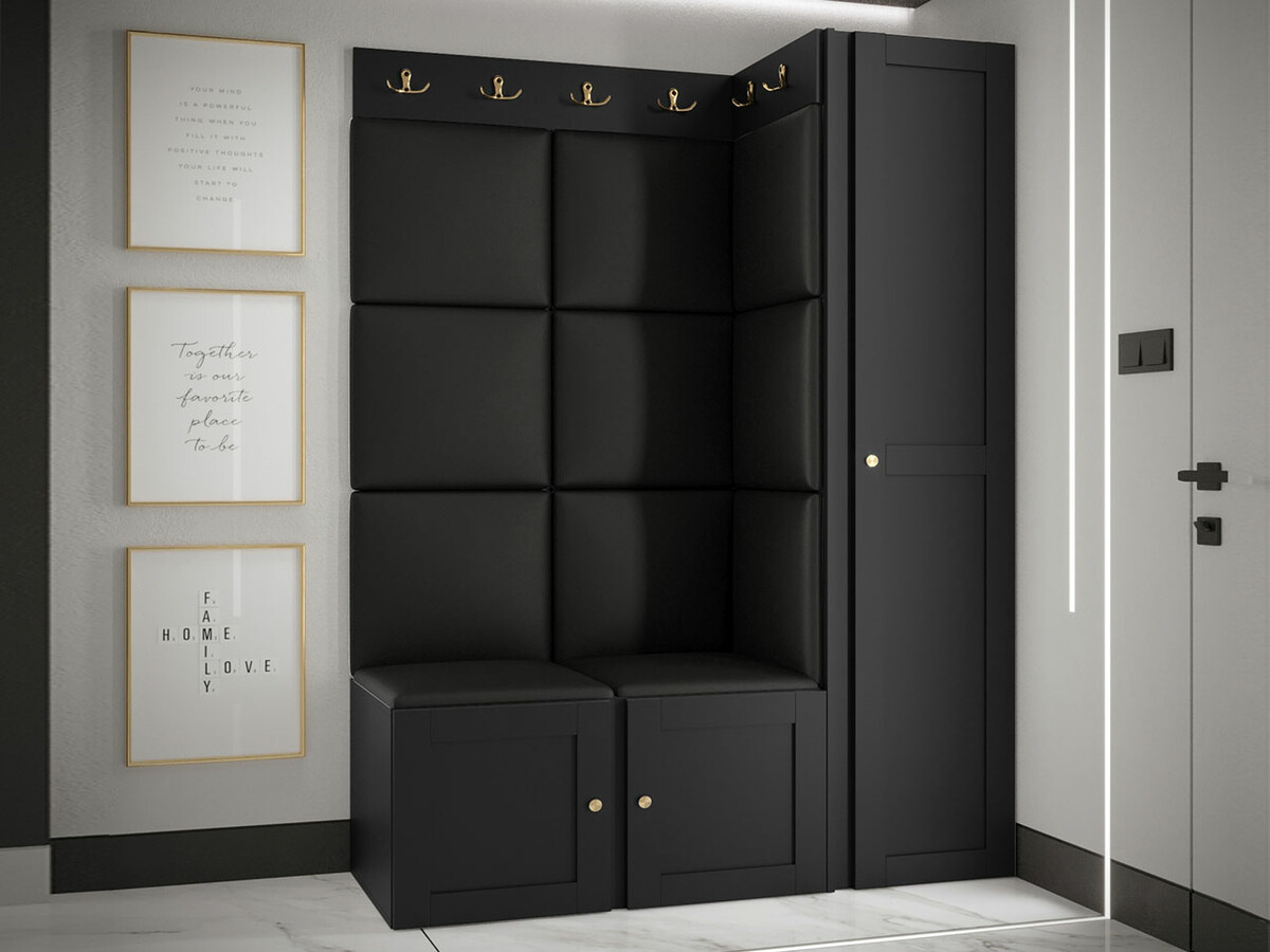 Set arredo da corridoio Hartford 377 (Nero)
