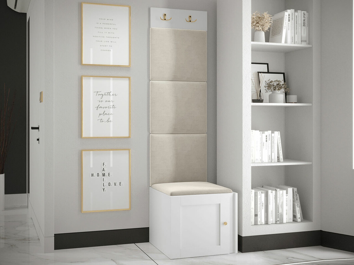 Set arredo da corridoio Hartford 378 (Bianco)