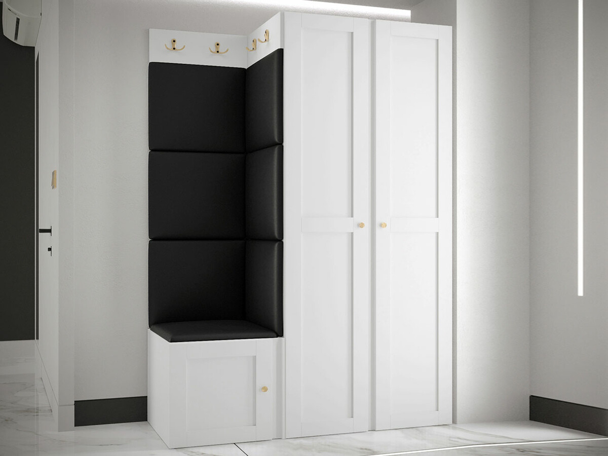 Set arredo da corridoio Hartford 379 (Eco pelle Soft 011)