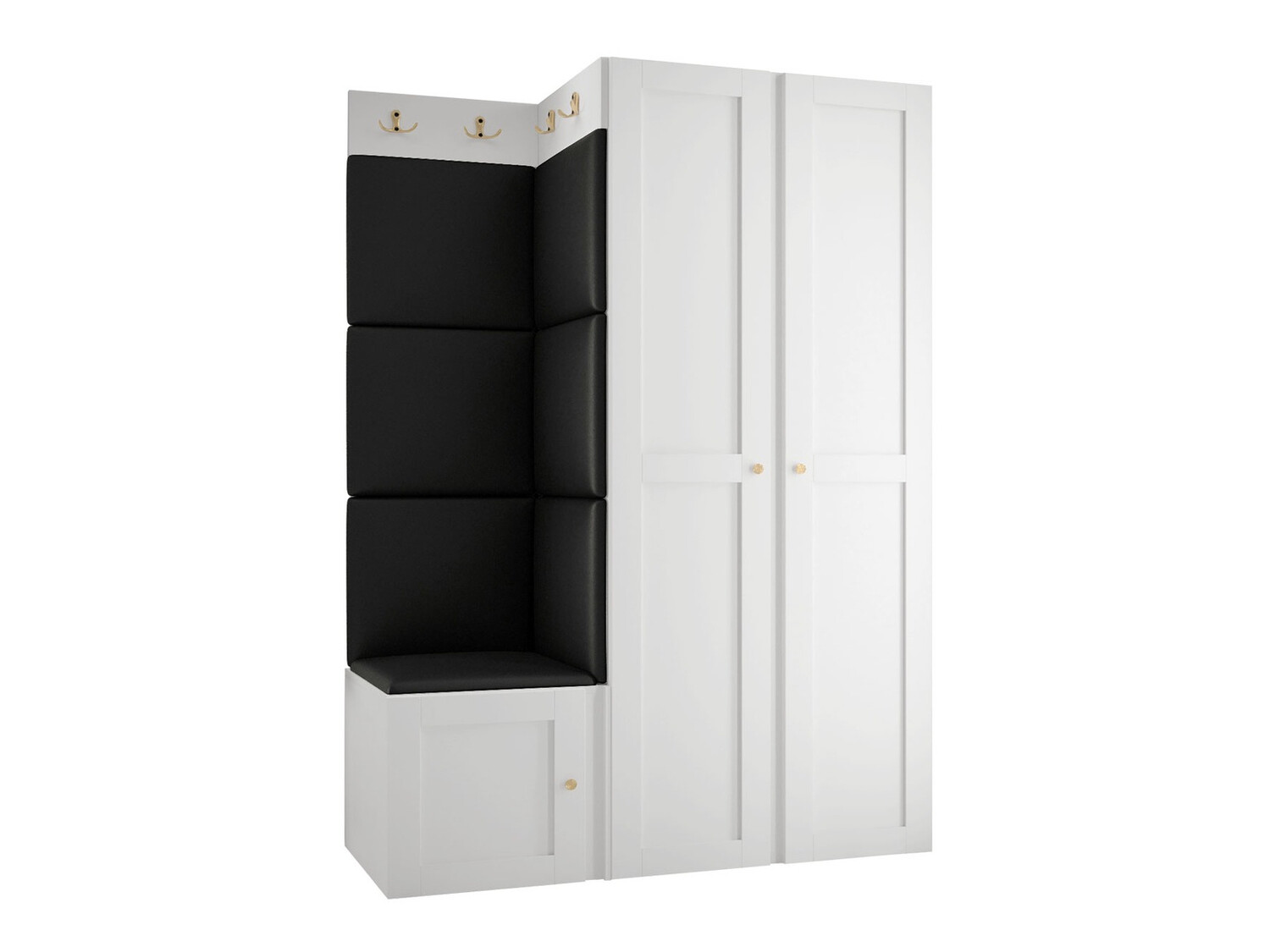 Set arredo da corridoio Hartford 379 (Eco pelle Soft 011)