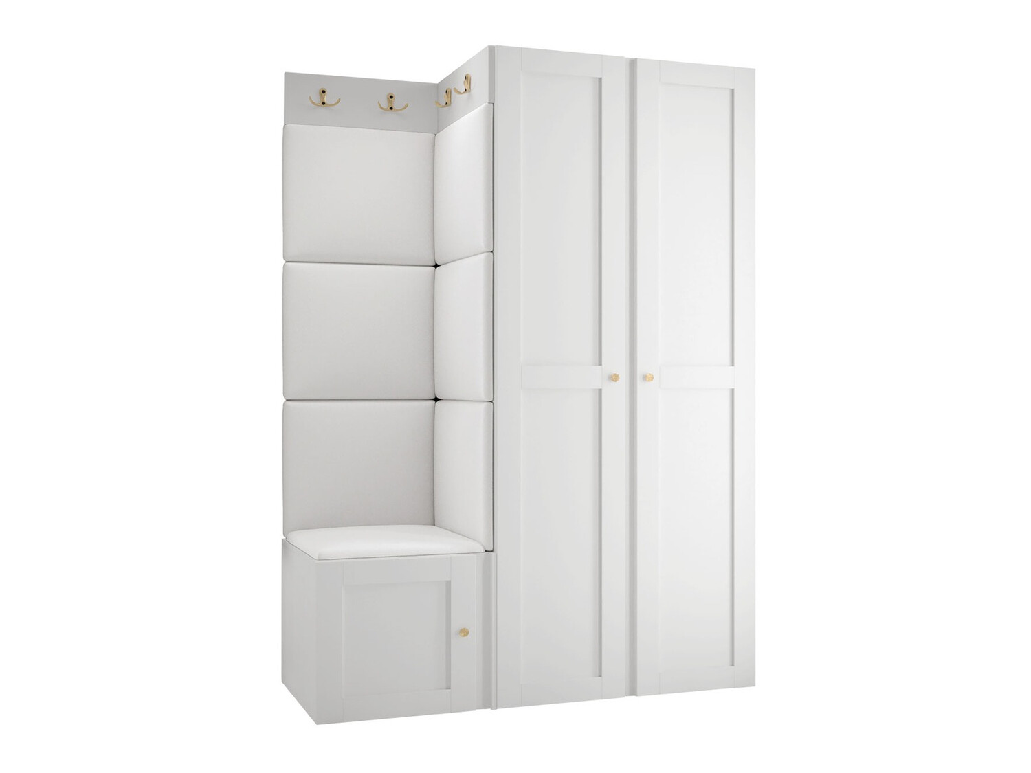 Set arredo da corridoio Hartford 379 (Eco pelle Soft 017)