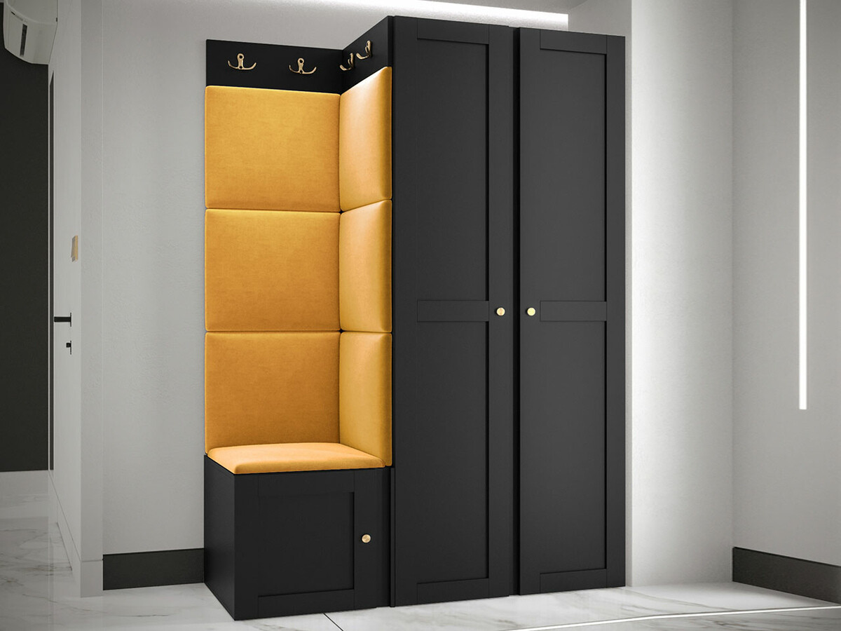 Set arredo da corridoio Hartford 379 (Nero)
