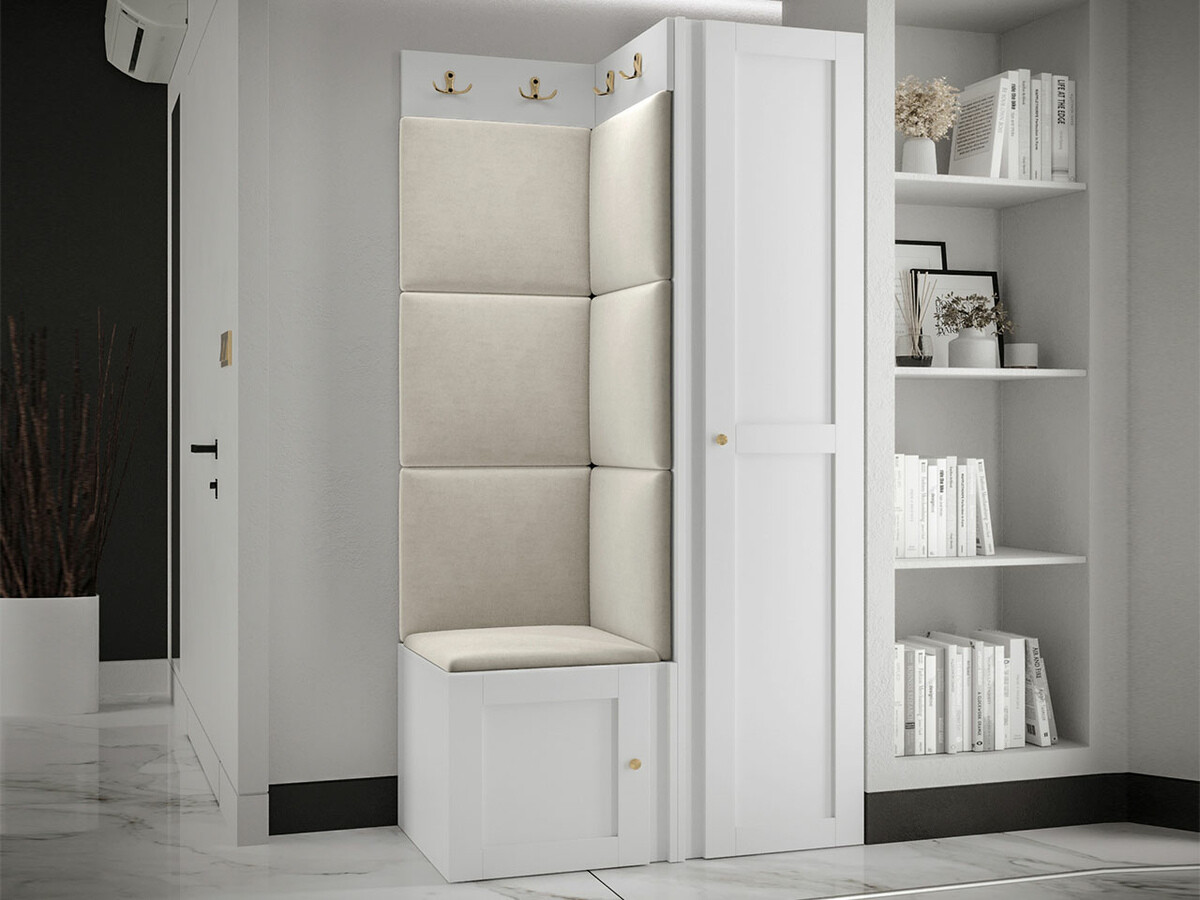 Set arredo da corridoio Hartford 381 (Bianco)