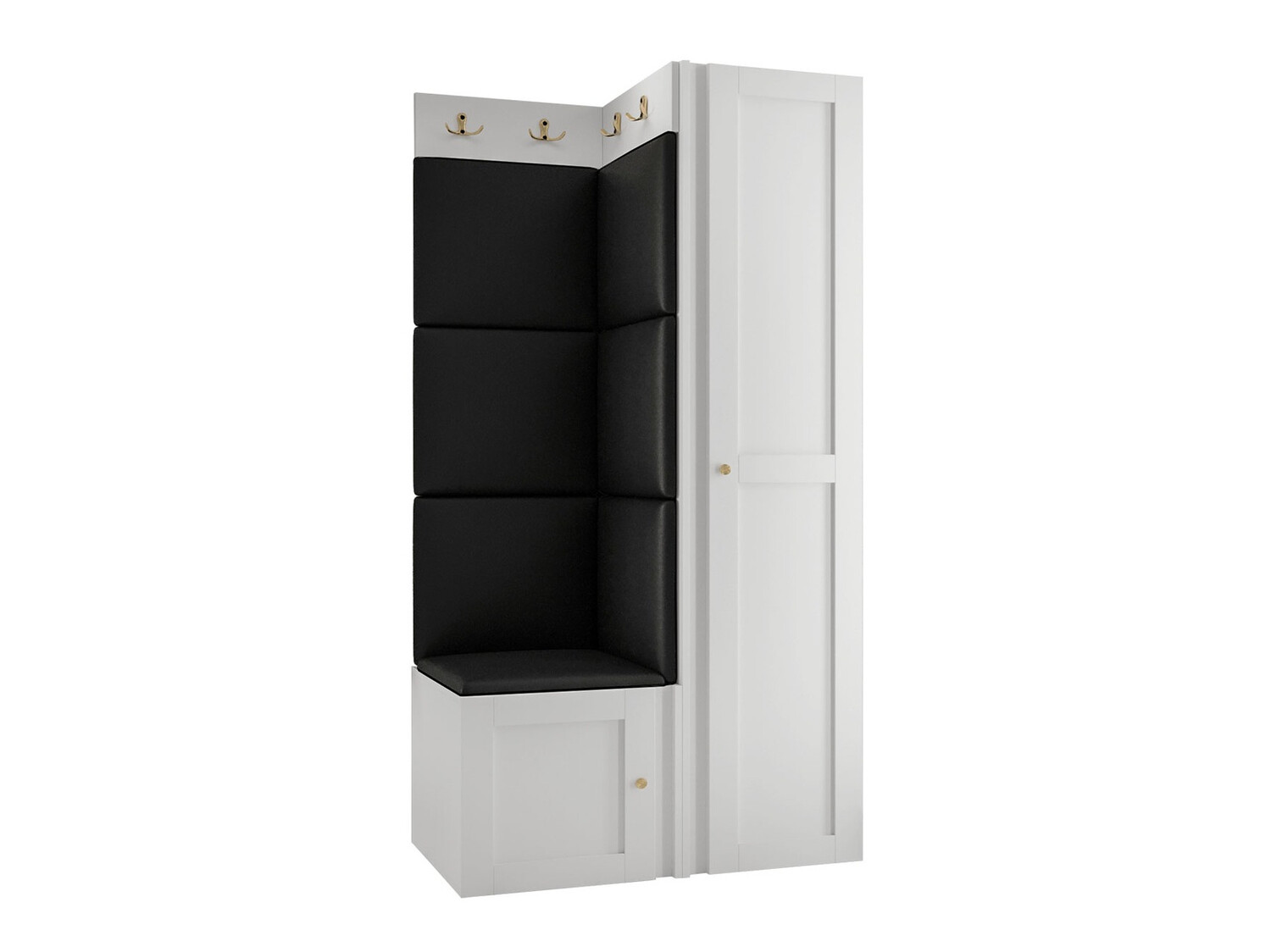Set arredo da corridoio Hartford 381 (Eco pelle Soft 011)