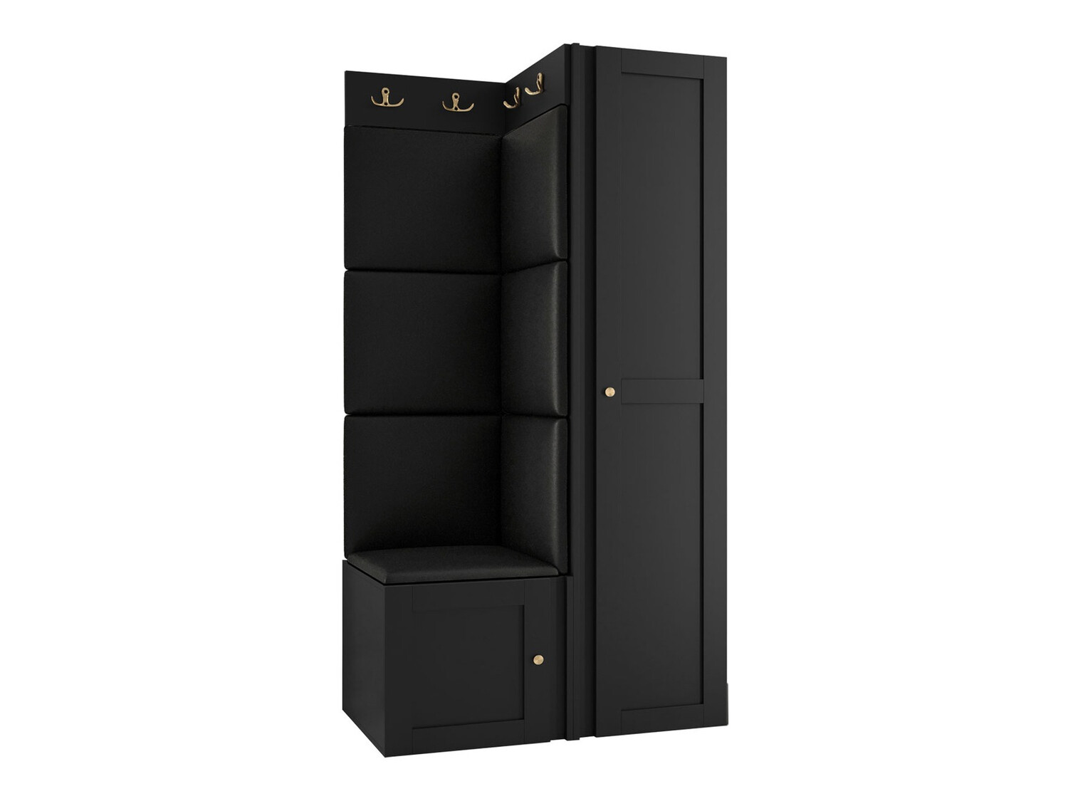 Set arredo da corridoio Hartford 381 (Eco pelle Soft 011)