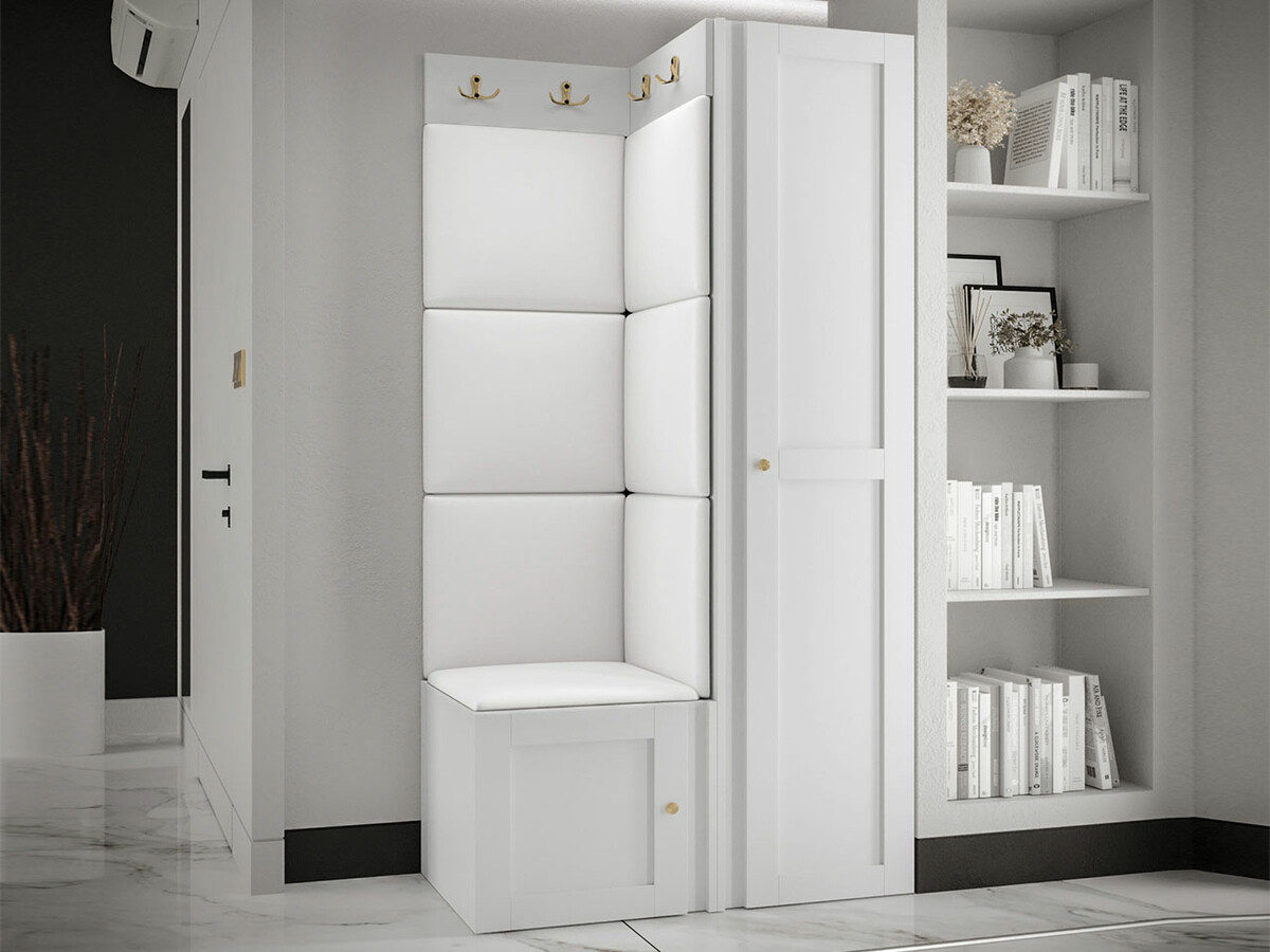 Set arredo da corridoio Hartford 381 (Eco pelle Soft 017)