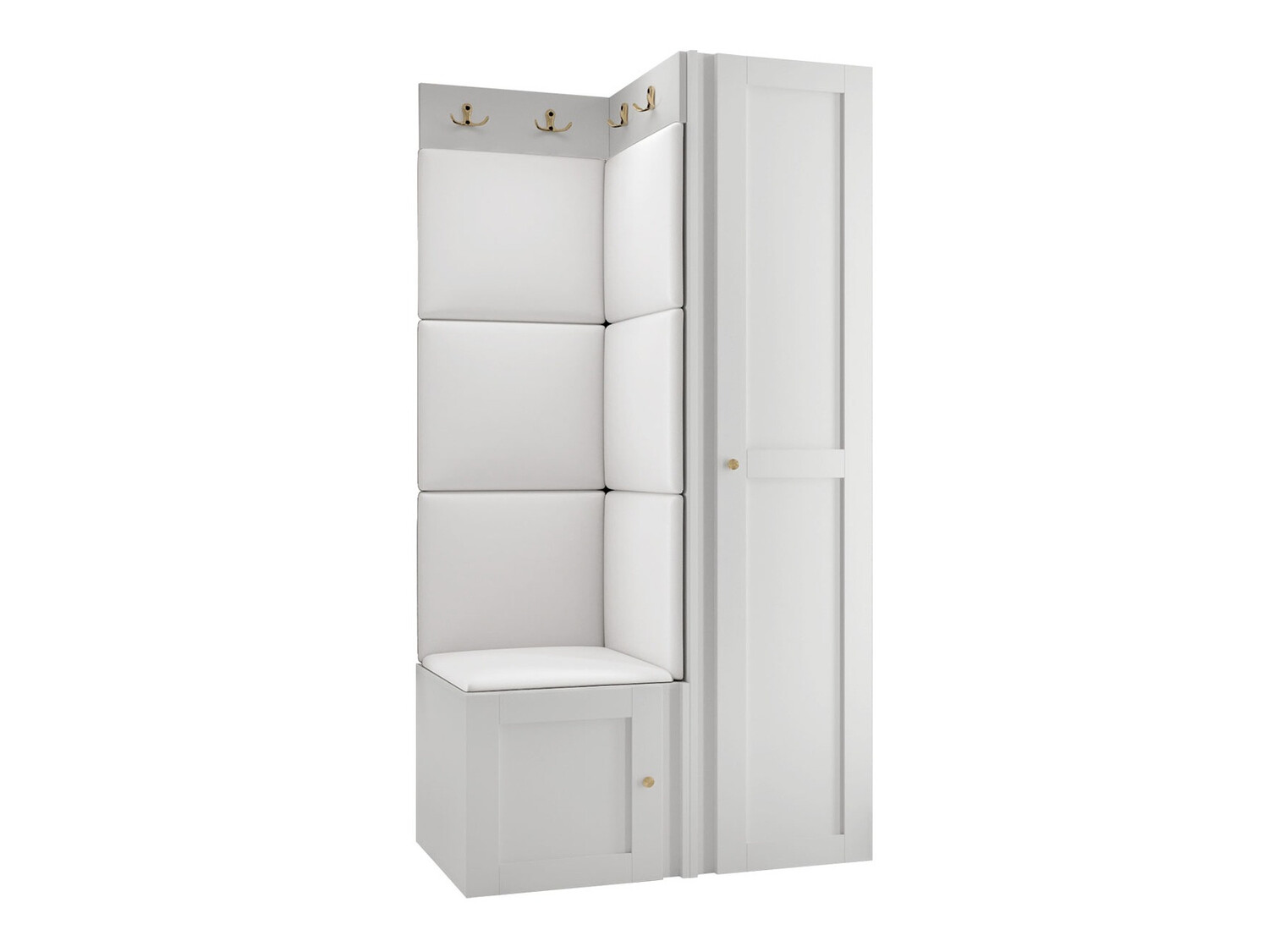 Set arredo da corridoio Hartford 381 (Eco pelle Soft 017)