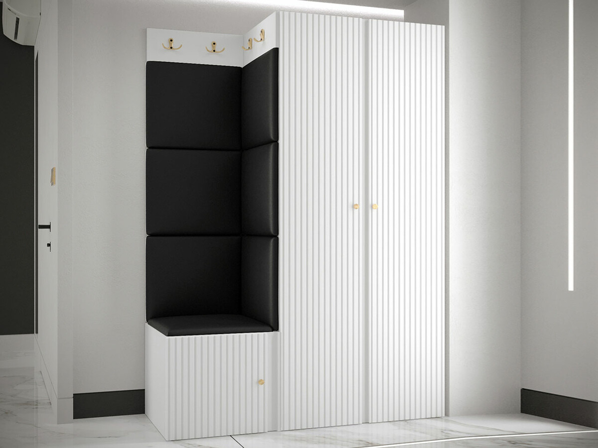 Set arredo da corridoio Hartford 387 (Eco pelle Soft 011)