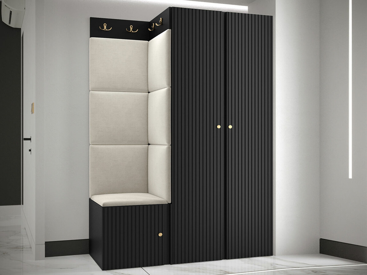 Set arredo da corridoio Hartford 387 (Nero)