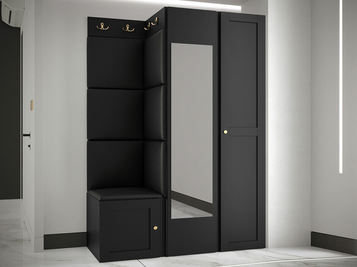 Set arredo da corridoio Hartford 380 (Eco pelle Soft 011)