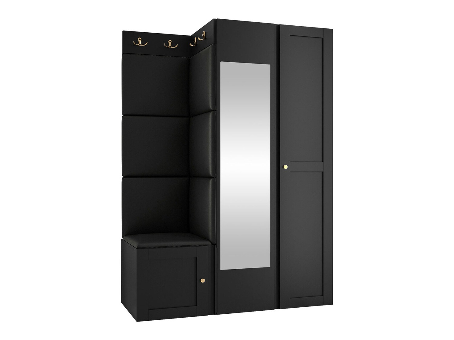Set arredo da corridoio Hartford 380 (Eco pelle Soft 011)