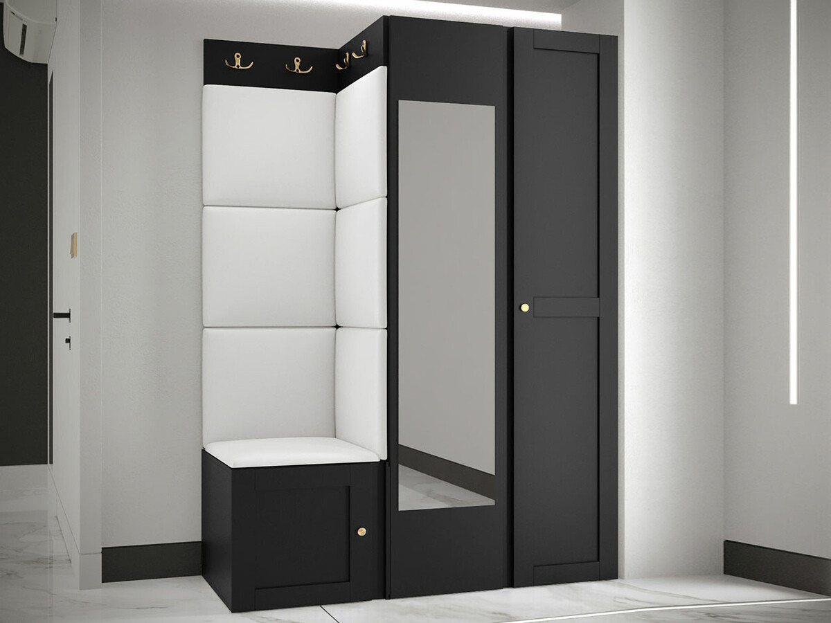 Set arredo da corridoio Hartford 380 (Eco pelle Soft 017)