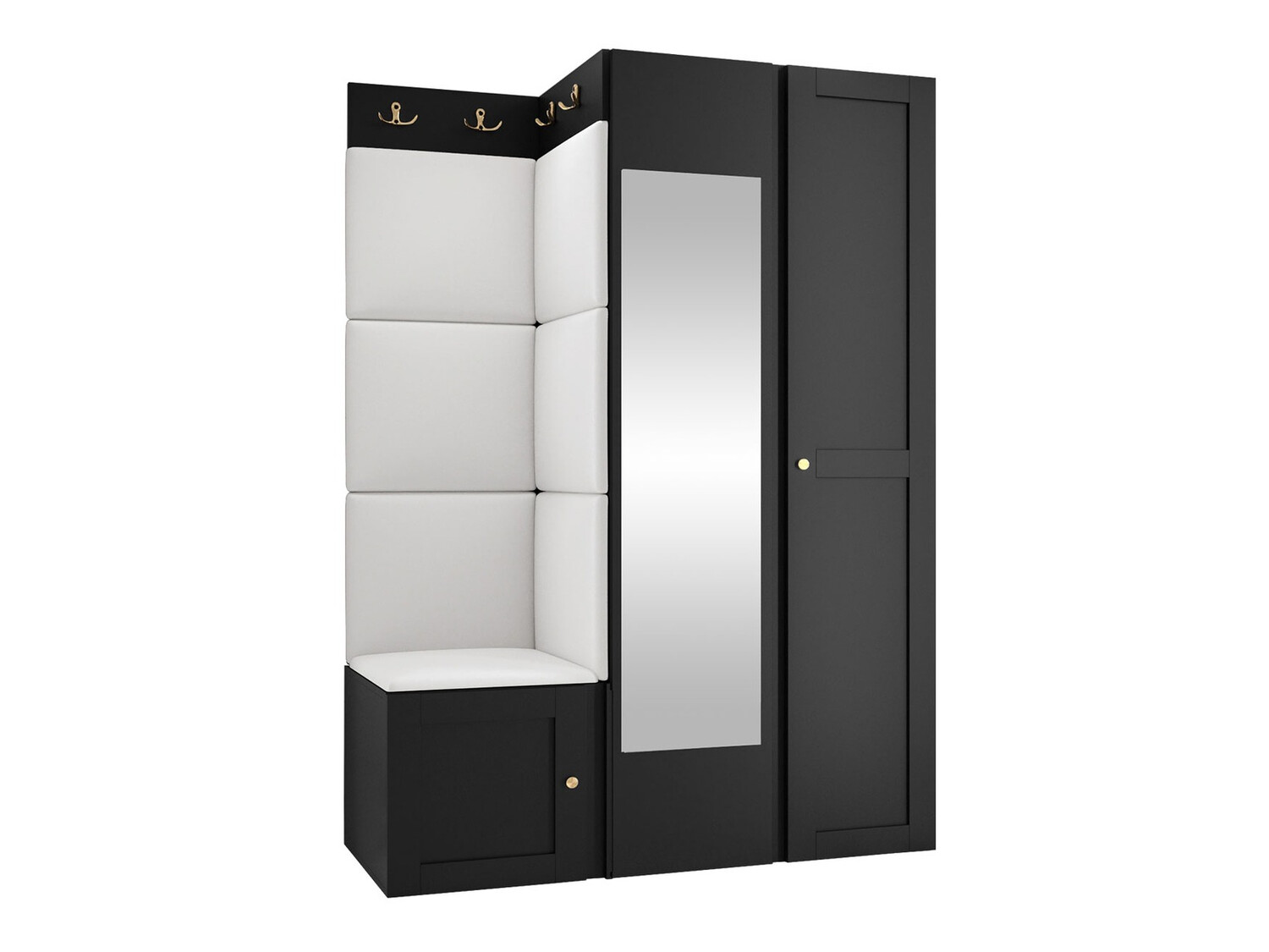 Set arredo da corridoio Hartford 380 (Eco pelle Soft 017)