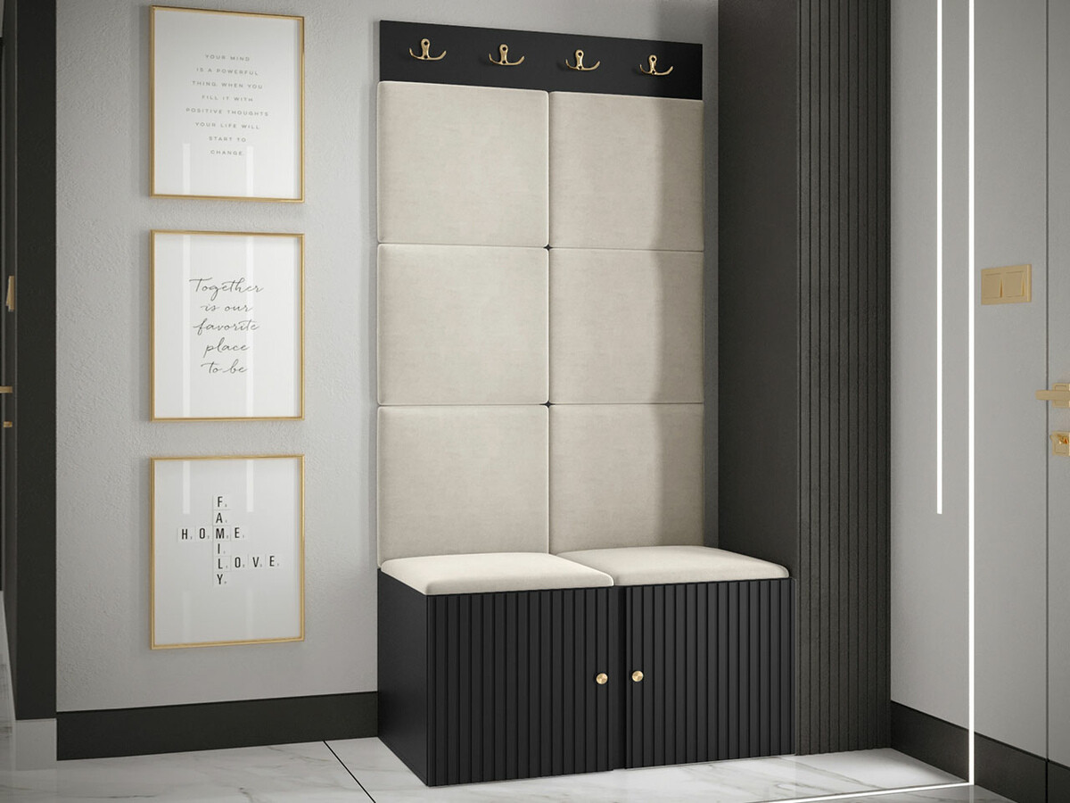Set arredo da corridoio Hartford 383 (Nero)