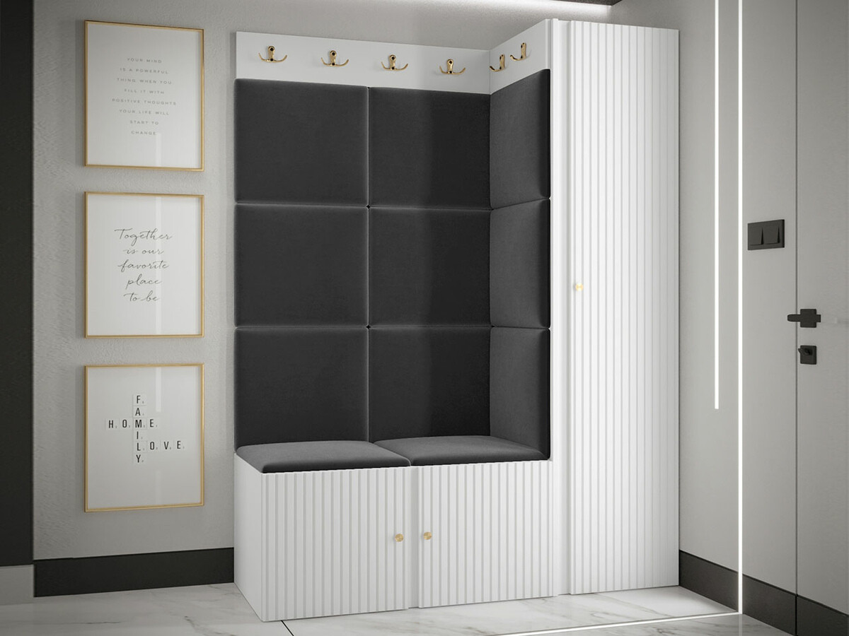 Set arredo da corridoio Hartford 385 (Bianco)
