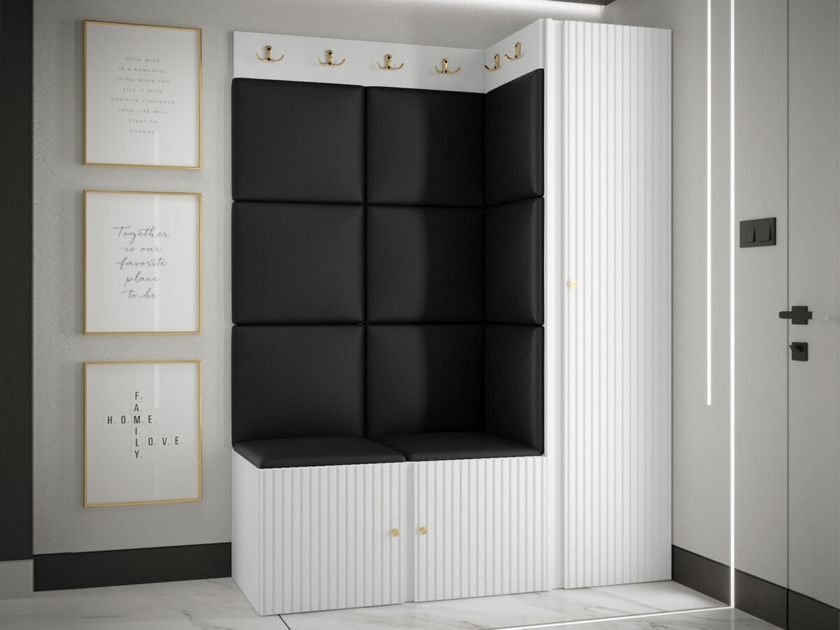 Set arredo da corridoio Hartford 385 (Eco pelle Soft 011)