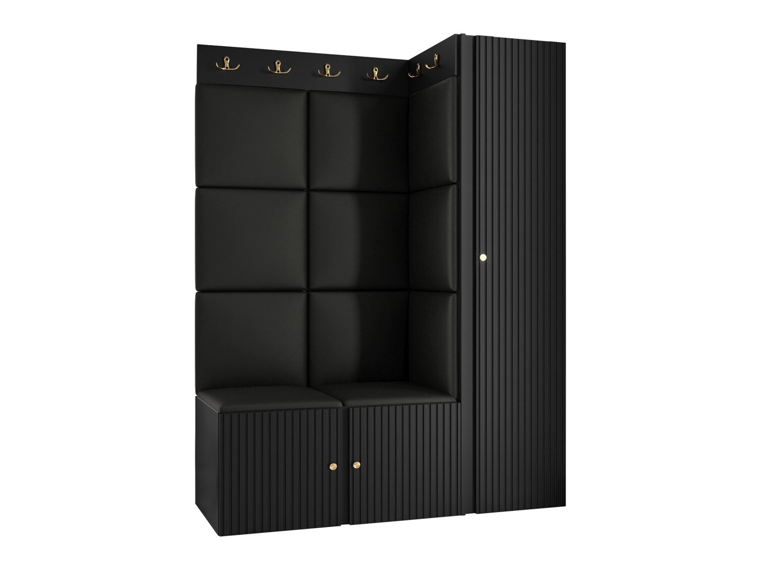 Set arredo da corridoio Hartford 385 (Eco pelle Soft 011)