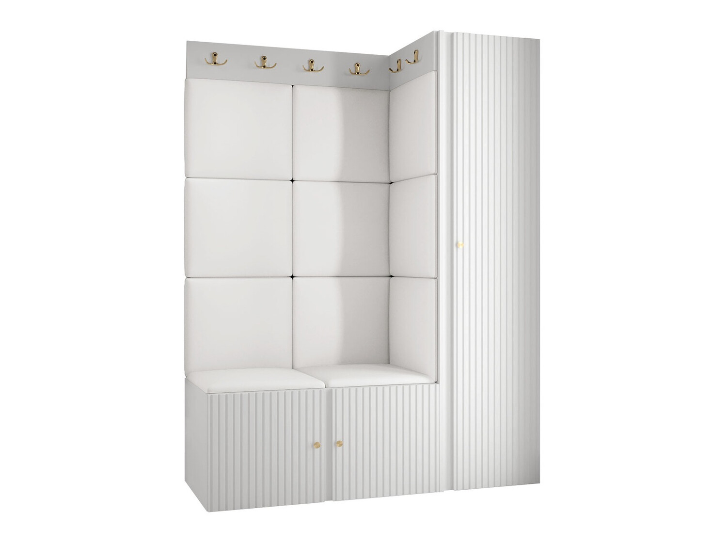 Set arredo da corridoio Hartford 385 (Eco pelle Soft 017)